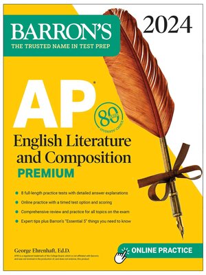 cover image of AP English Literature and Composition Premium, 2024